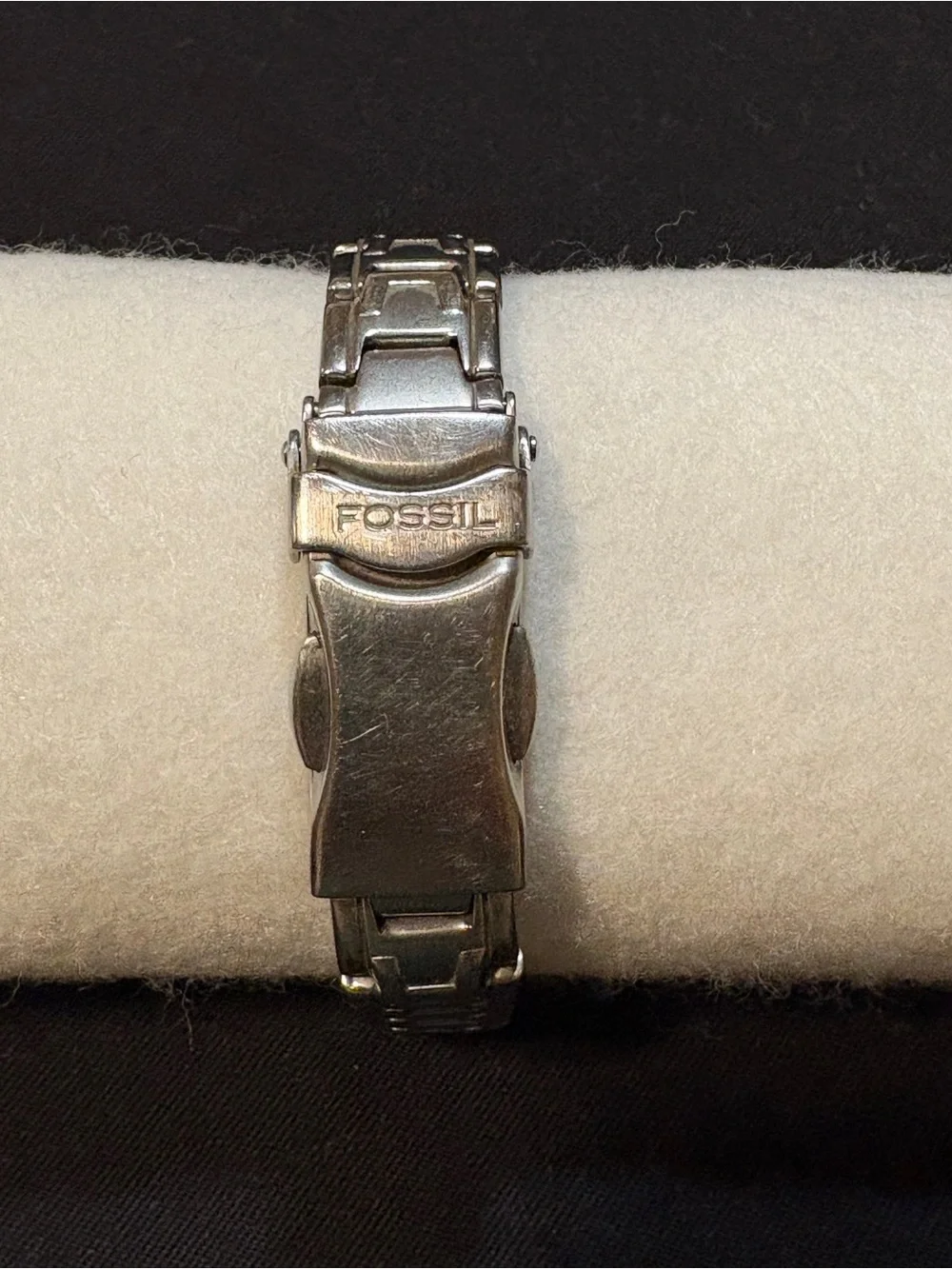 Fossil Silver-Tone Women's Bracelet Watch with Light Silver Dial